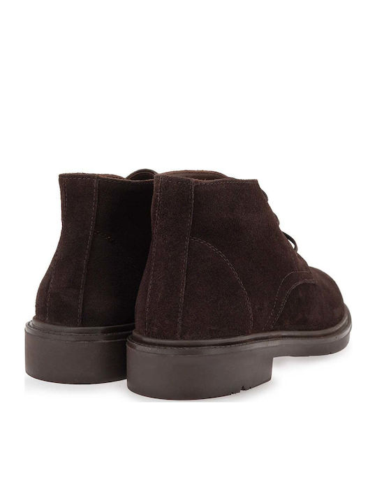 Suede Herrenstiefel Braun