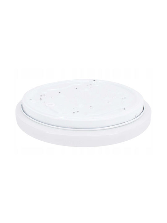 Bemko Deckenleuchte montieren 26cm Weiß mit integrierter LED
