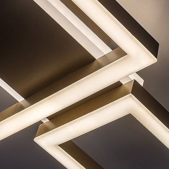 Rabalux Smart Πλαφονιέρα Οροφής Γκρι με Ενσωματωμένο LED