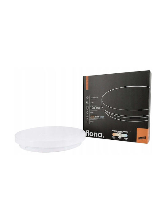 Bemko Deckenleuchte montieren 26cm Weiß mit integrierter LED