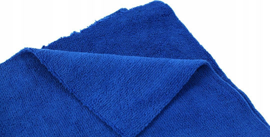 Edgeless Microfiber Cleaning / Polishing Cloth for Car Interior Plastics - Dashboard 250gsm Blue 60x50cm