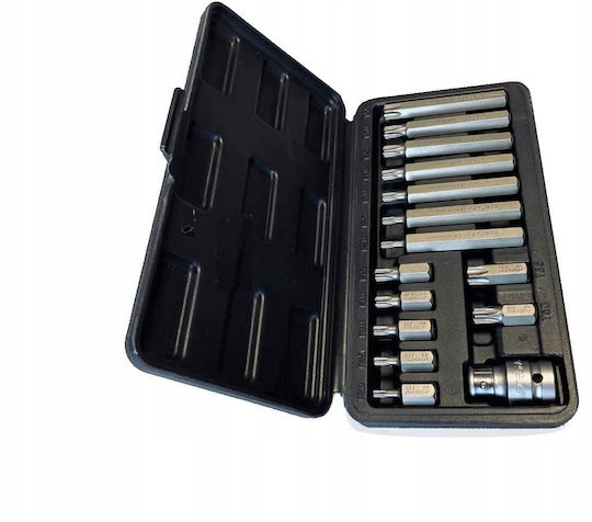 Forsage Комплект Винтовертни Битове Torx 15 Бройки T20-t55 L 30/75mm