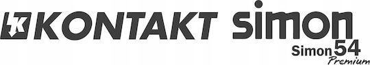 Kontakt-Simon Двоен Външен Мрежов и Телефонен Контакт RJ45/RJ11 Тип Cat5e в Черен Цвят D5T.01/49