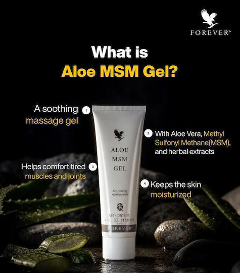 Forever Aloe MSM Gel Für Muskeln Knochen & Gelenke 118 Ml