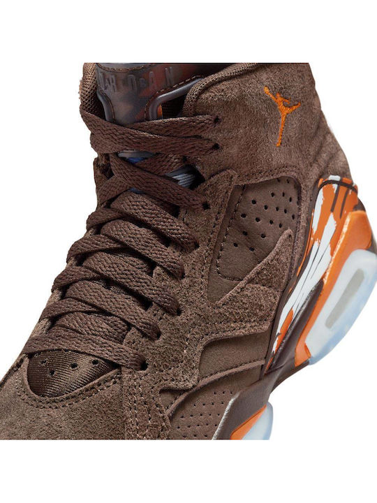 Jumpman Mvp Kids Sports Shoes Basketball Brown