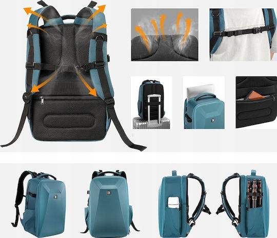 Fotografen Kamera Rucksack Blau