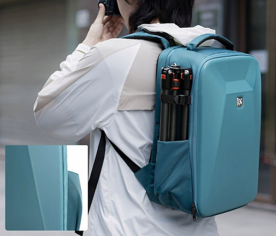 Fotografen Kamera Rucksack Blau