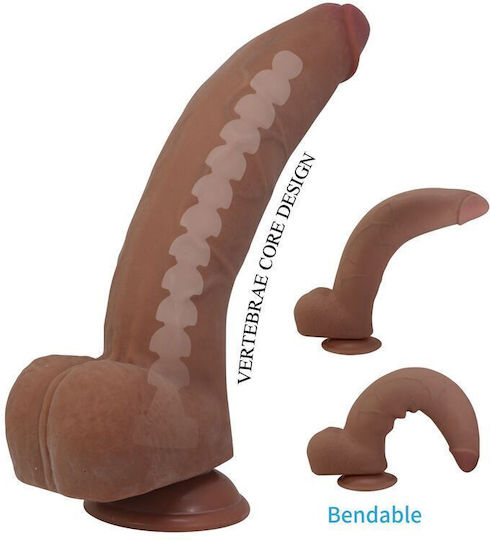 Pretty Love Realistisches Dildo mit Saugnapf Braun