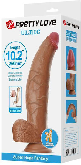 Pretty Love Realistisches Dildo mit Saugnapf Braun