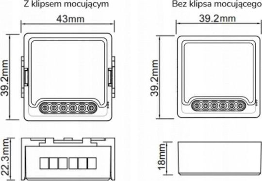Tuya Intelligenter Schalter Wi-Fi 3.3A