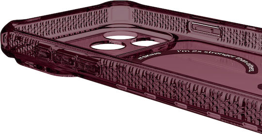 Case Itskins Hybrid Clear Magsafe Plum Iphone 18 Pro Max/17 Pro Max