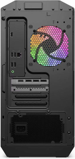 Lenovo LOQ Tower 26ADR10 Гейминг Настолен Компютър (Ryzen 7-8745HX/16GB DDR5/512GB SSD/GeForce RTX 5050/W11 Home)