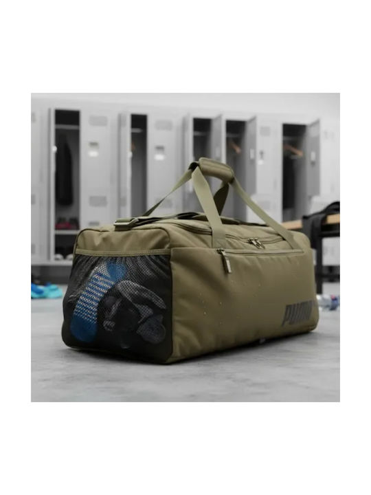 PUMA Fundamentals Shoulder Bag for Gym Green