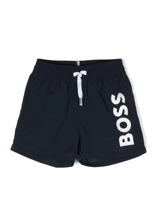 Boss Kinder Badebekleidung Badeshorts Blau