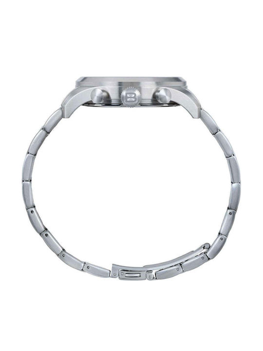 Breil Men's Battery Chronograph Watch With Silver Steel Bracelet Ew0840