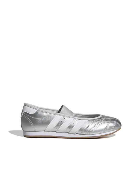 Kids Pumps & Ballerinas with Hoop & Loop Closure Silver