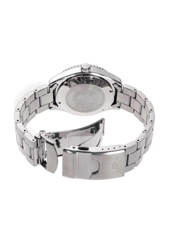 Orient Mako 40 Men's Watch Automatic with Silver Stainless Steel Bracelet