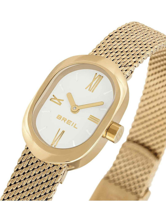 Breil Men's Battery Watch With Gold Stainless Steel Bracelet
