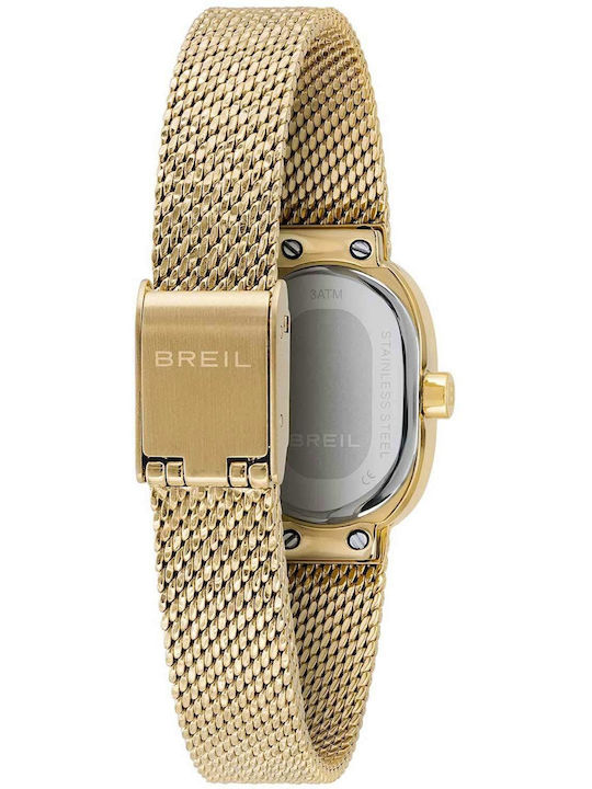 Breil Men's Battery Watch With Gold Stainless Steel Bracelet