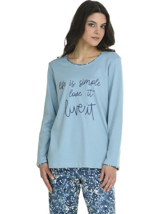 Primavera Winter Women's Pyjamas Set Navy Primavera Winter Women's Pyjamas Set Navy
