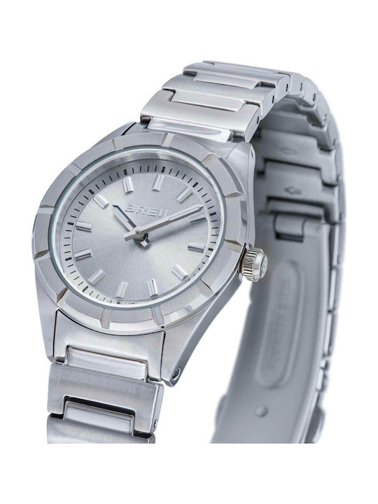Breil Men's Battery Watch With Silver Steel Bracelet