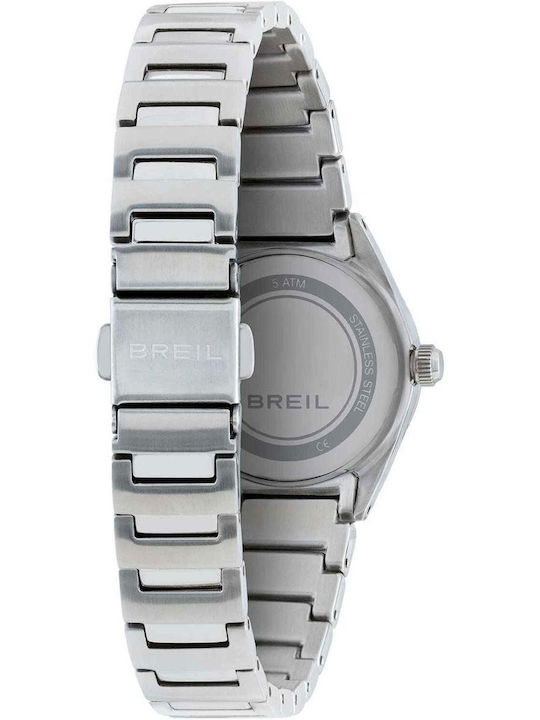 Breil Men's Battery Watch With Silver Steel Bracelet
