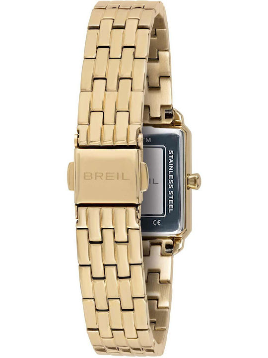 Breil Men's Battery Watch With Gold Stainless Steel Bracelet