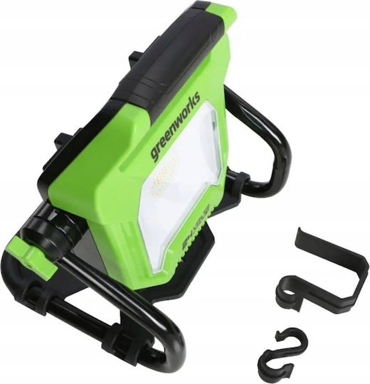 Greenworks Rechargeable LED Work Light with Brightness up to 2000lm