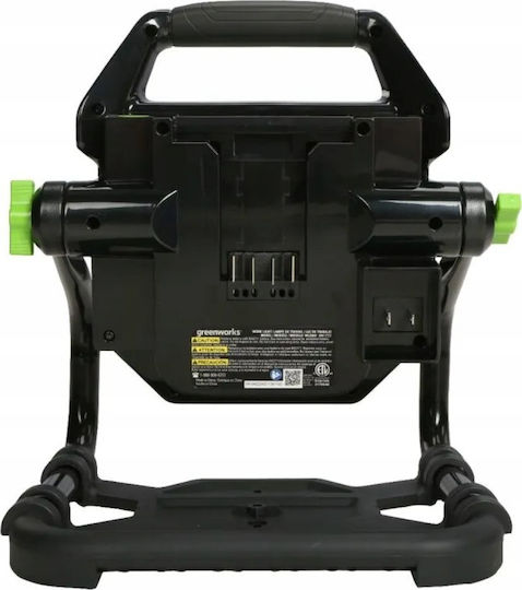 Greenworks Rechargeable LED Work Light with Brightness up to 2000lm