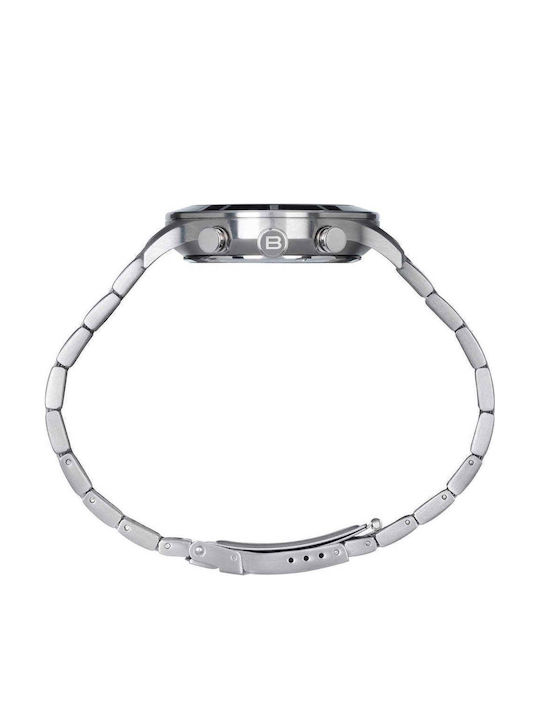 Breil Men's Battery Chronograph Watch With Silver Steel Bracelet