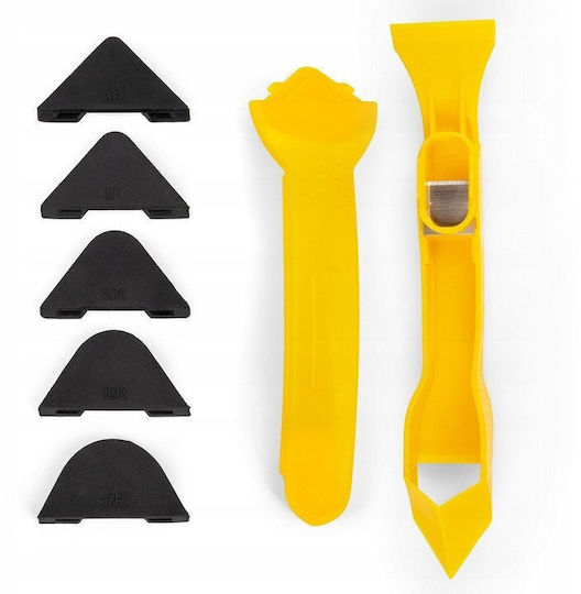 Drel Cuțit De Glet Cu Mâner Din Plastic Potrivit Pentru Articulații Și Vopsele 3mm 5 Bucăți