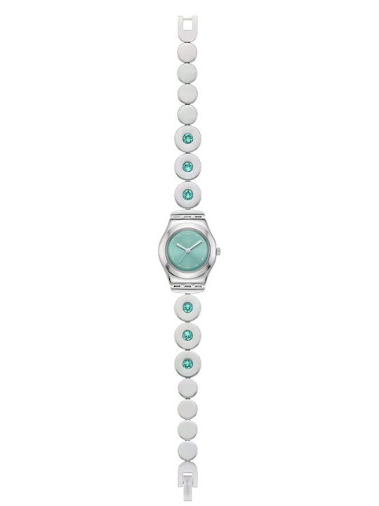 Inspirance Womens Watch Battery with Silver Steel Bracelet