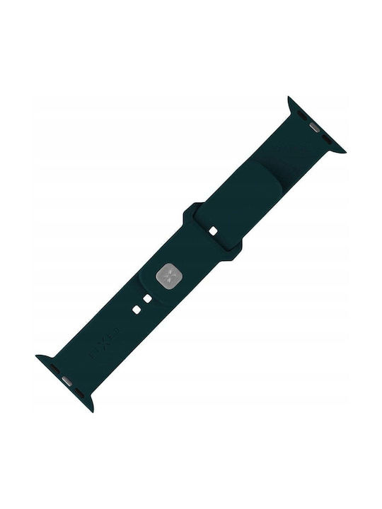 Σετ Αθλητικών Λουριών Σιλικόνης Fixed Apple Watch 38 40 41 Mm Σκούρο Πράσινο Fixsst2-436-drgre