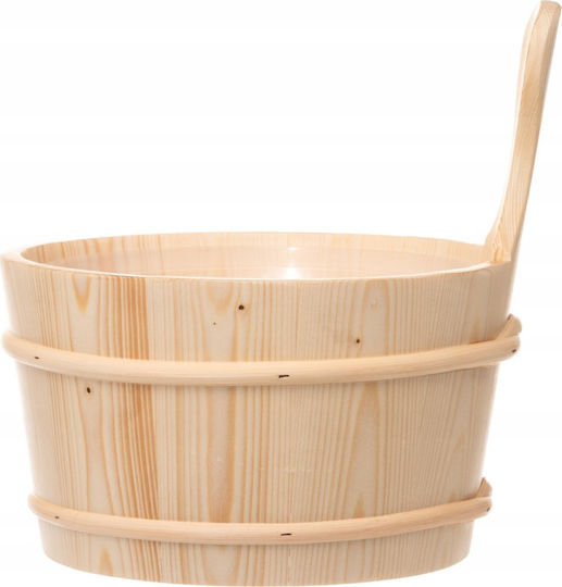 4living Wooden Sauna Barrel Plastic Lining 4lt