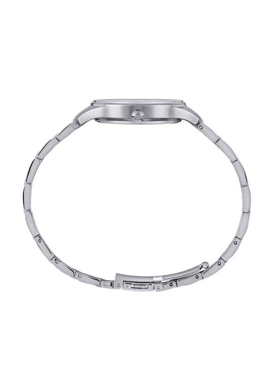 Women's Watch Battery with Silver Stainless Steel Bracelet