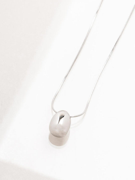 Late Again Necklace Made of Steel Late Again Necklace Made of Steel