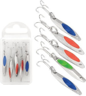 Baracuda Momeală Artificială Linguri 3cm 2.2g Set 5 Bucăți