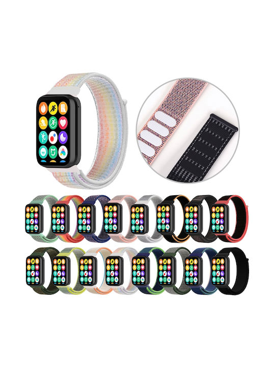 Xiaomi Band 10 Pro Redmi Watch 6 5 Nylon Loop Watch Band Sea Shell Xiaomi Band 10 Pro Redmi Watch 6 5 Nylon Loop Watch Band Sea Shell