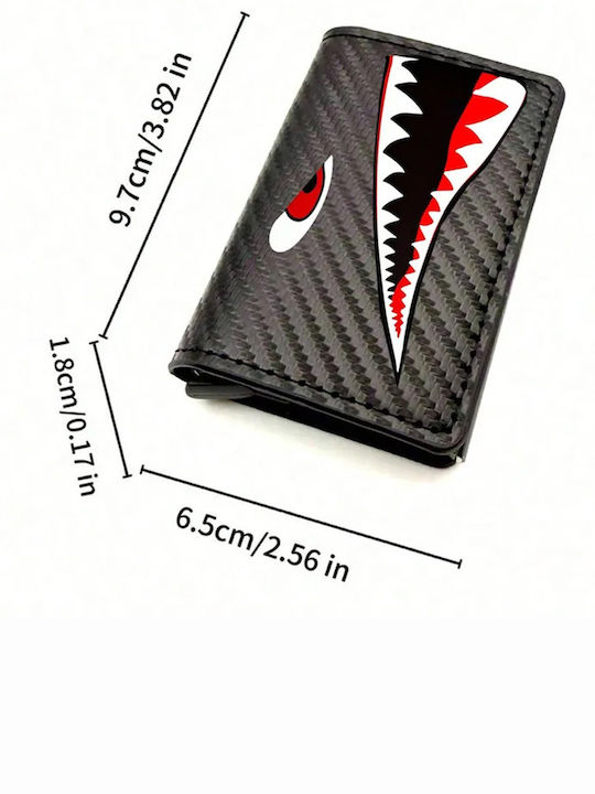 Herrenbrieftasche Karten mit RFID Schwarz