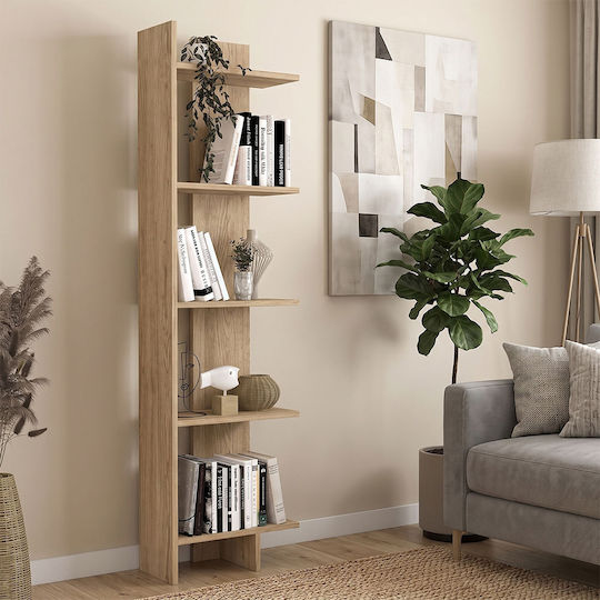 Bookcase Sepet Oak 48x22x170cm