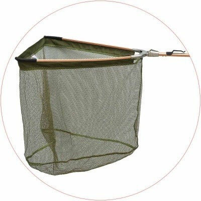 Baracuda Ajx-ko60213 Plasă de pescuit cu cap triunghiular Lungime totală 2.15 M Deschidere 0.6 M