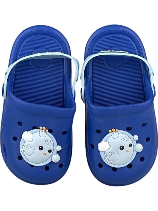Kids Blue Beach Clogs