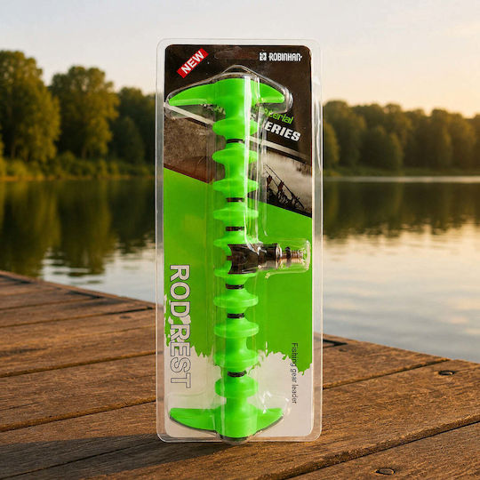 Spiral Rod Holder Fishing Rod Green