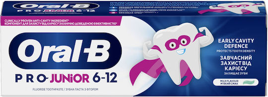 Oral-B Pro-junior Pastă de Dinți pentru Copii cu Aromă de Mentă