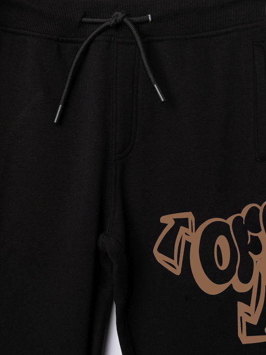 Kinder Sweatpants Set Schwarz - Cappuccino 2 Stück