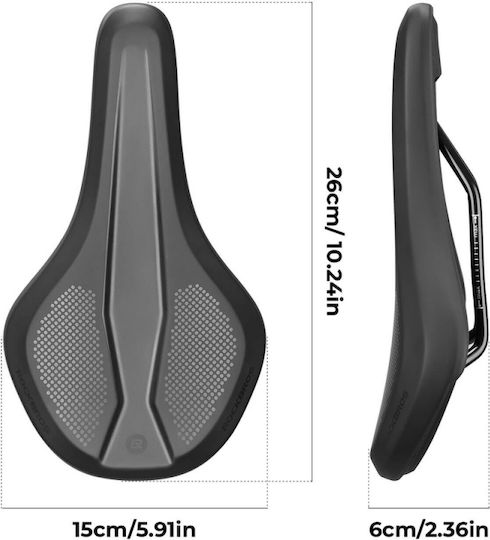 Rockbros Fahrradsattel Schwarz
