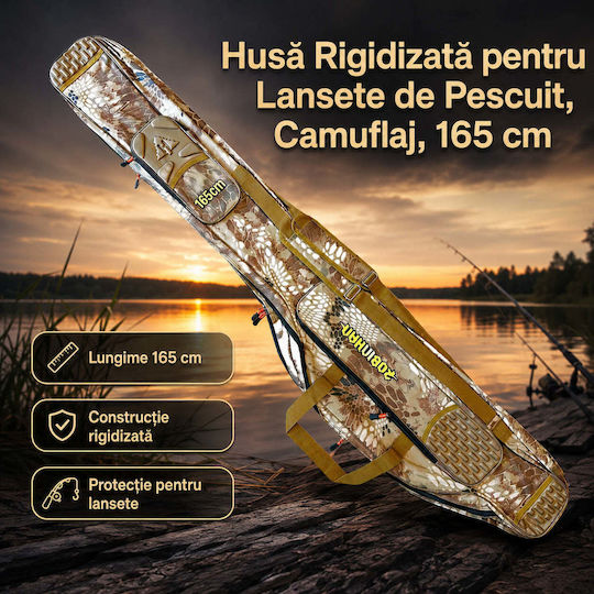 Rigid Rod Case Fishing Rods Camouflage 165 Cm