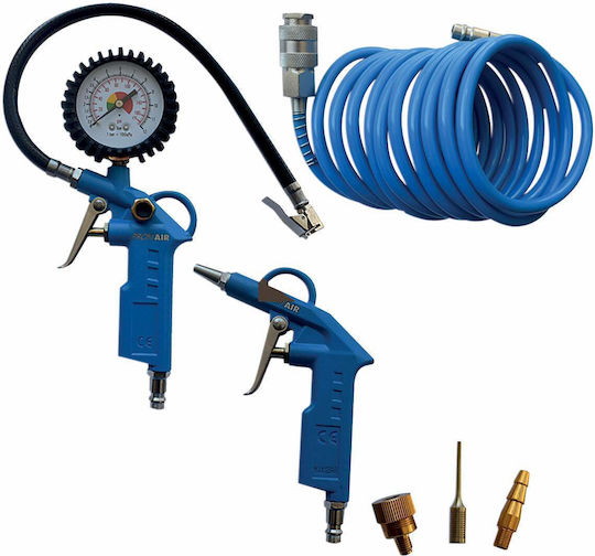 Druckluftwerkzeuge 5m 1/4" Luftschläuche Dl6 6-teiliges Set Profiair