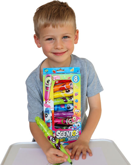 SCENTOS Markere de Desen Groase, Aromatice, Neon Set 12 Culori