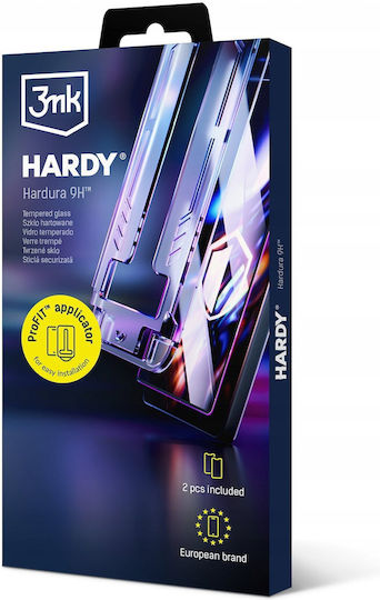 3mk Hardy Hardura 9h Screen Protector Compatible with Samsung Galaxy S24 S25